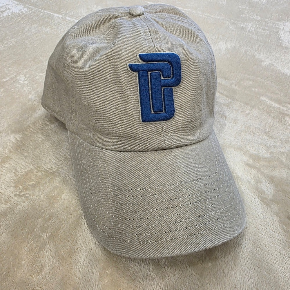 '47 Brand Purdue University Hat Women's Khaki Dad Cap Detroit Back Motion P Blue